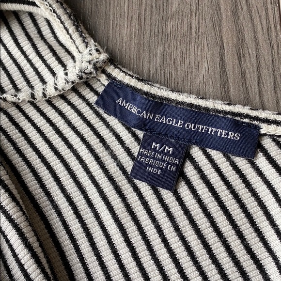 American Eagle Black and White Striped Sundress - Picture 3 of 5